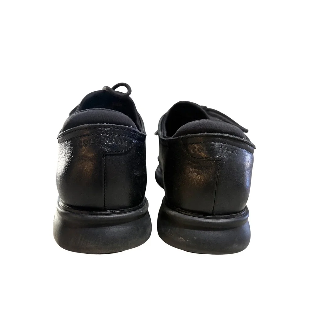 Cole Haan Zerogrand‎ Wingtip Oxford Men's 8.5 Black Excellent Leather C23832